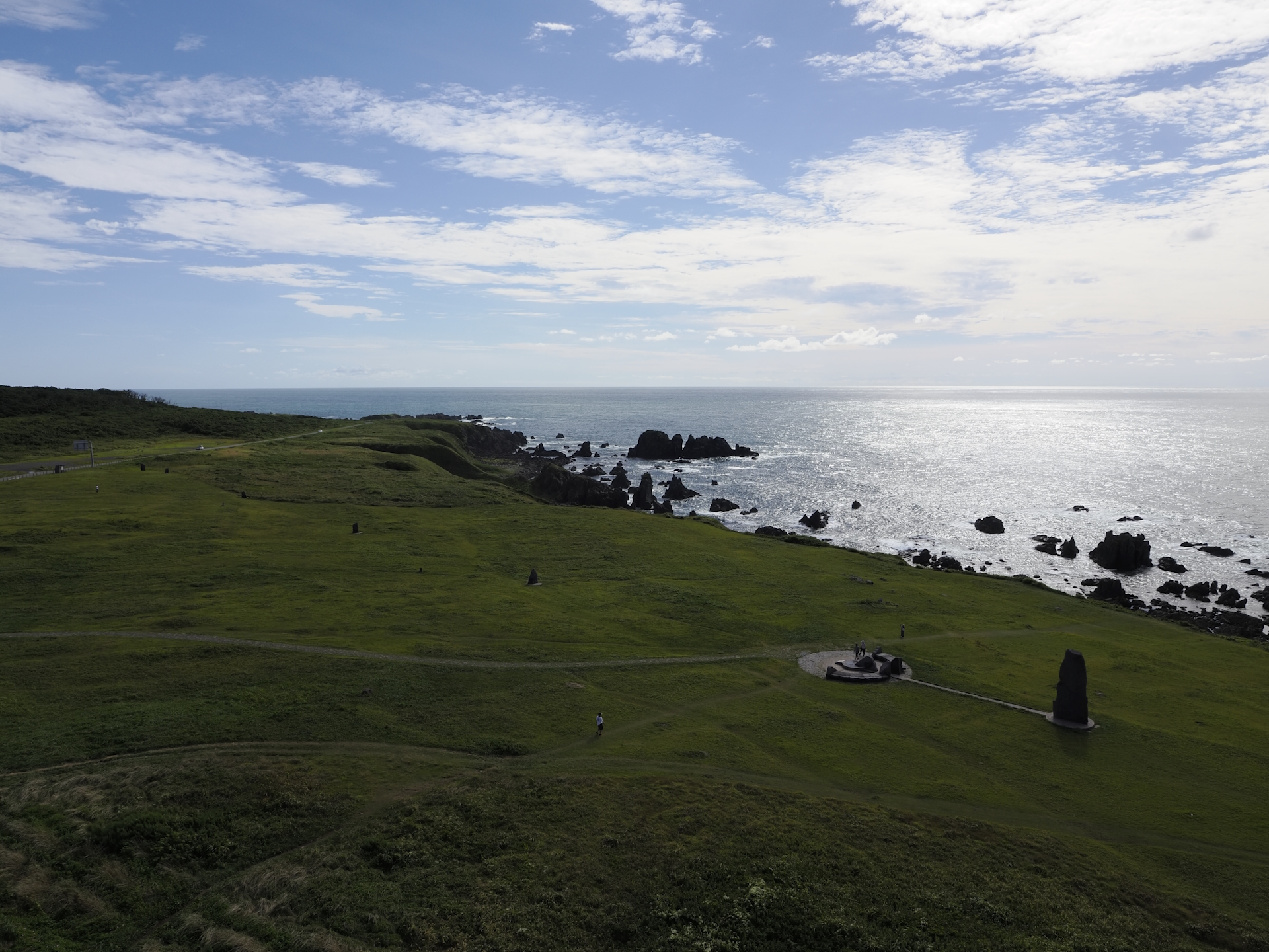 入道埼北緯40度モニュメント