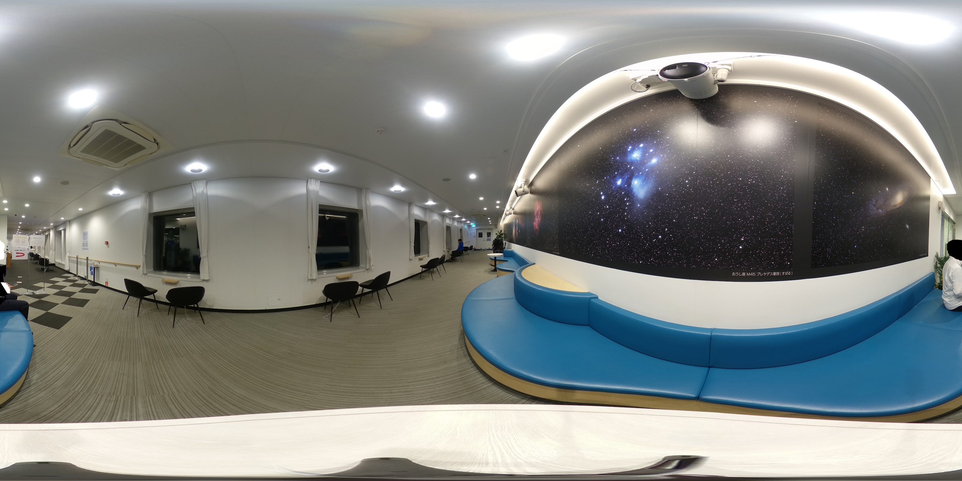 太平洋フェリーきたかみ船内(7デッキ) 360度パノラマ